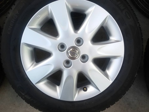 ขายล้อแม็กNISSAN March 15 ยางปี 13 4 ล้อ ขายล้อแม็กNISSAN March 15 ยางปี 13 4 ล้อ