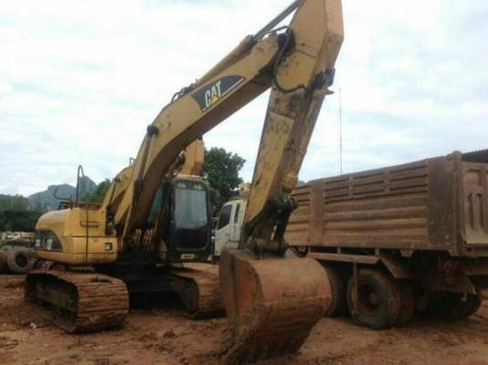 ขาย CAT 320C เอกสารเล่มทะเบียน รถพร้อมใช้งาน