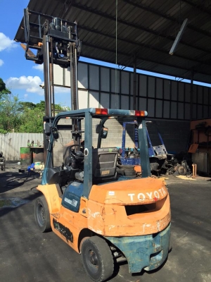 ฟอล์คลิฟต์ 2 ตัน TOYOTA 7FG20 รถนอก เก่าญี่ปุ่น งาเท  ฮิ้งฟอล์ค
