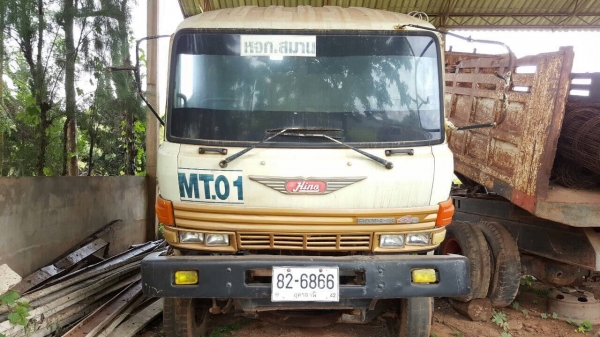 ขายรถโม่ปูน 5 คิว 10 ล้อ 2 เพลา NISSAN เครื่อง PE6-T 290 แรงม้า คัสซีสวยตลอดเส้น เบรคลมดัน วางหัว F18 รถใช้งานได้ปกติครับ ทะเบียนพร้อมโอน