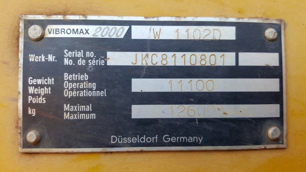 ขายรถบด VIBROMAX W1102D 4X4 เอกสารเล่มทะเบียนพร้อม สภาพพร้อมใช้งาน ขายรถบด VIBROMAX W1102D 4X4 เอกสารเล่มทะเบียนพร้อม สภาพพร้อมใช้งาน