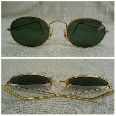 อมตะคลาสสิคเรย์-แบนรุ่นหายาก RAY-BAN ROUND METAL OVAL  U.S.A.