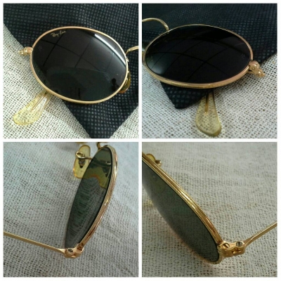 อมตะคลาสสิคเรย์-แบนรุ่นหายาก RAY-BAN ROUND METAL OVAL  U.S.A.