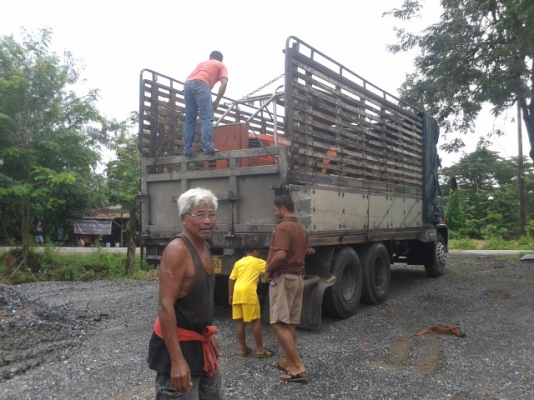 (29 ตค 59 วันดีขอบคุณเสี่ย อ. ดอนสัก จ. สุราฎธานี พงศกรจัดส่งรถไถ่ให้จาก จ. พัทลุง ไปให้ถึงบ้าน )รถไถ่คูโบต้า   รุ่น  M  5000  ยอดนิยม  พร้อมใช้งาน   เล่มพร้อม..ขายถูกๆ นาทีทอง