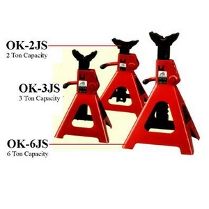 #ขายขาตั้งรถยนต์ , ขาตั้งรถยนต์ แบบ 4 ขา , รุ่น OK , OK - 2JS , OK - 3JS , OK - 6JS , OK - 12JS  คุณภาพดี + ราคาพิเศษ สุดๆถูกกว่าที่อื่นแน่นอน  1. รุ่น OK- 2 JS ,  2 ตัน #ราคาคู่ละ699-  Spec : รับน้ำหนัก 2 ตัน , ระยะยก ต่ำสุด = 262 mm , สูงสุด = 412 mm ,