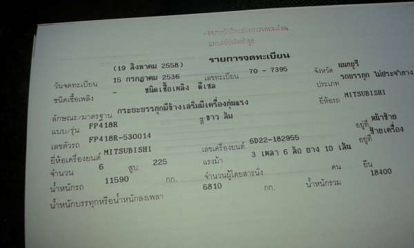 ขาย สิบล้อ มิซูซุ ไอ้หลง โบว์ 6D22 - 225 สโลส 2เพา เครน3.5ตัน ช่วงยาว 7.50ม สภาพพร้อมใช้ ทะเบียนพร้อมโอน ขาย สิบล้อ มิซูซุ ไอ้หลง โบว์ 6D22 - 225 สโลส 2เพา เครน3.5ตัน ช่วงยาว 7.50ม สภาพพร้อมใช้ ทะเบียนพร้อมโอน