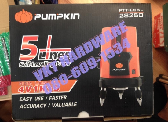 เครื่องวัดระดับ เลเซอร์ 5 ทาง วัดดิ่ง เครื่องวางแนว PUMPKIN 28250