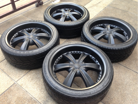 ล้อแท้ EMR Product ขอบ 22 พร้อมยาง ราคาไม่แพง