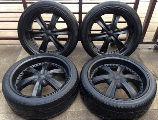 ล้อแท้ EMR Product ขอบ 22 พร้อมยาง ราคาไม่แพง