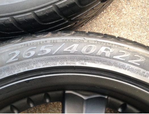 ล้อแท้ EMR Product ขอบ 22 พร้อมยาง ราคาไม่แพง