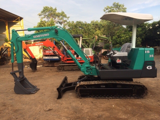 ขายรถขุดแบคโฮ SUMITOMO  IS35G-2 รถเก่านอกพร้อมใช้งาน มีเอกสารแจ้งจำหน่าย