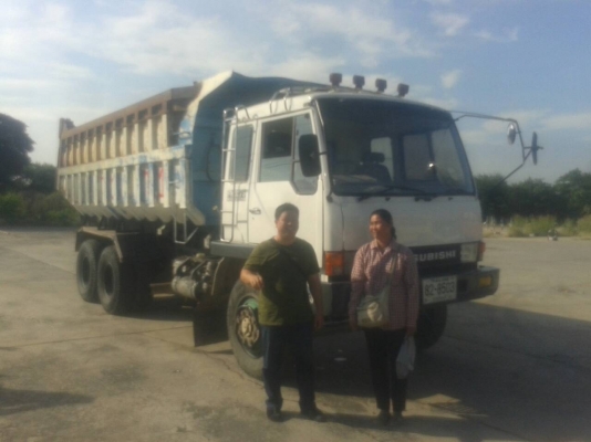 รถบรรทุก 10 ล้อดัมพ์  2 เพลา Mitsubishi fuso 527s 220 แรงม้า เทอร์โบ