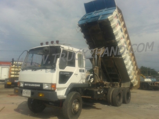 รถบรรทุก 10 ล้อดัมพ์  2 เพลา Mitsubishi fuso 527s 220 แรงม้า เทอร์โบ