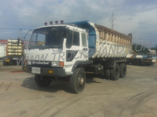 รถบรรทุก 10 ล้อดัมพ์  2 เพลา Mitsubishi fuso 527s 220 แรงม้า เทอร์โบ