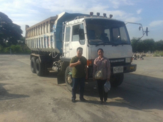 รถบรรทุก 10 ล้อดัมพ์  2 เพลา Mitsubishi fuso 527s 220 แรงม้า เทอร์โบ