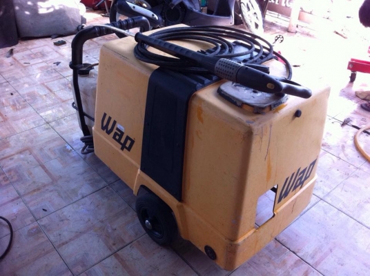 เครื่องอัดฉีด wap ไฟ 380 v น้ำร้อนนำ้เย็นได้ 250 บาร์ 5แรง ของประเทศเยอรมัน