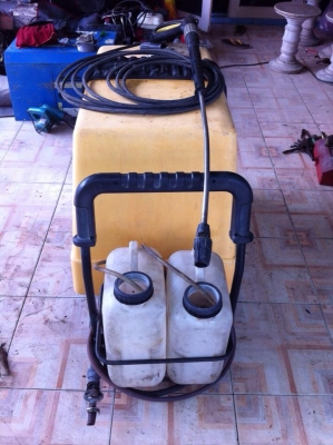 เครื่องอัดฉีด wap ไฟ 380 v น้ำร้อนนำ้เย็นได้ 250 บาร์ 5แรง ของประเทศเยอรมัน