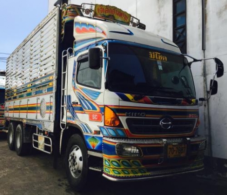ขายรถบรรทุก 10 ล้อ รถสิบล้อ Hino mega 500 ปี53