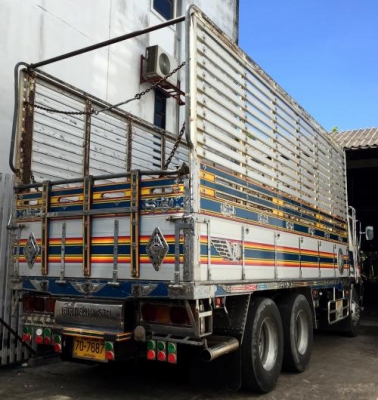 ขายรถบรรทุก 10 ล้อ รถสิบล้อ Hino mega 500 ปี53