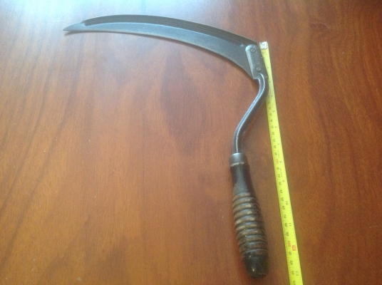 ขายเคียวเกี่ยวหญ้าโบราณ ใช้ในฟาร์ม, ไร่, นา เก่าหายากงานแฮนด์เมด