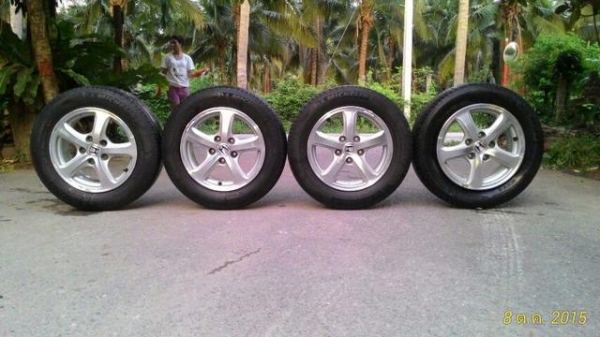 ขายล้อแม็กเดิม HONDA CIVIC FD ขอบ15 5รู114 (ขายแล้ว 3 พย.58)