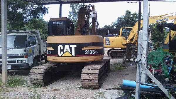 ขายรถแบคโฮ CAT  313 BSR  4,&times;&times;&times;ชม.เอกสารพร้อมรถสวยพร้อมใช้ราคา 880,000 090-772-3710 090-772-3708