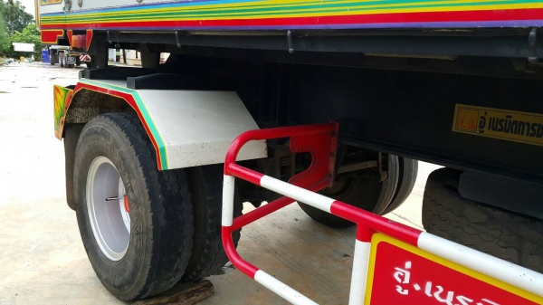 ขายด่วนลูกพ่วงดั้ม ปี55 ยาว6.50เมตร สูง 2.10เมตร อู่เนรมิต