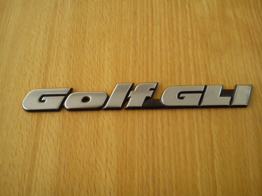 เพลทโลโก้ Golf GLI ของรถโฟล์ค เพลทโลโก้ Golf GLI ของรถโฟล์ค