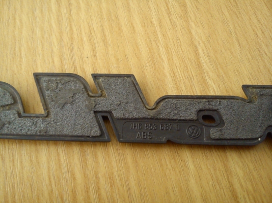 เพลทโลโก้ Golf GLI ของรถโฟล์ค เพลทโลโก้ Golf GLI ของรถโฟล์ค