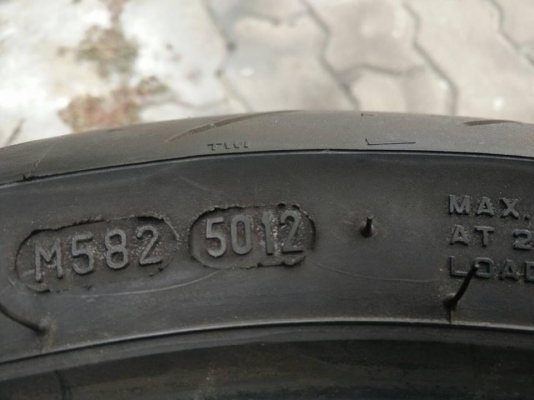 ยางบิ๊กไบค์ เบอร์ 190/55/17 -120/70/17 metzeler ปี 12