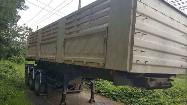 ขายหางเซมิดัมพ์สามมิตร 3 เพลาปี 2550 ราคา 450000