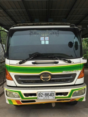 HINO  เมก้า 18  ล้อ   ดั้มพ์แม่ลูก  ขายถูก