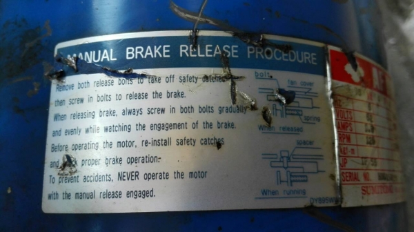 Sale>> มอเตอร์เกียร์หน้าแปลน Sumitomo Cyclo Drive 1 HP. 380V. มีเบรคในตัว อัตราทด 1:21 วิ่งเงียบ 089-2499-123 นครปฐม
