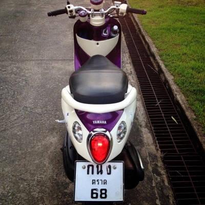 Fino เกย์แยก สีขาว ม่วง รถบ้านเดิมเดิม 15900 สภาพพร้อมใช่งาน