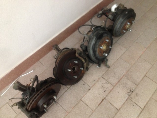 ดุมหน้าหลัง HONDA ซีวิคไดเเมนชั่นของเก่าญี่ปุ่นเเท้ยกชุดตามรูป