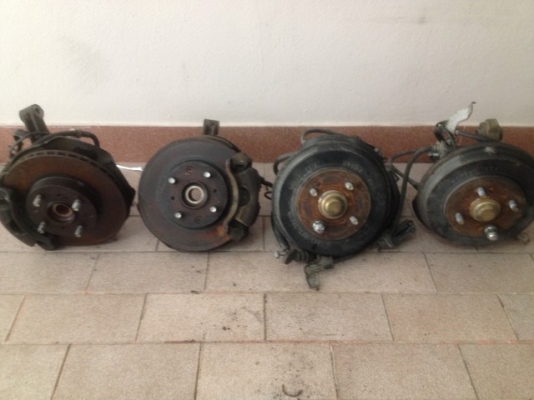 ดุมหน้าหลัง HONDA ซีวิคไดเเมนชั่นของเก่าญี่ปุ่นเเท้ยกชุดตามรูป