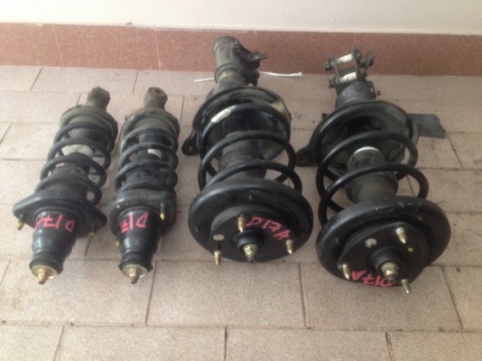 โช้คเดิม HONDA ซีวิคไดเเมนชั่นครบชุดหน้าหลังเก่าญี่ปุ่นเเท้สภาพสวยเเห้งๆ โช้คเดิม HONDA ซีวิคไดเเมนชั่นครบชุดหน้าหลังเก่าญี่ปุ่นเเท้สภาพสวยเเห้งๆ