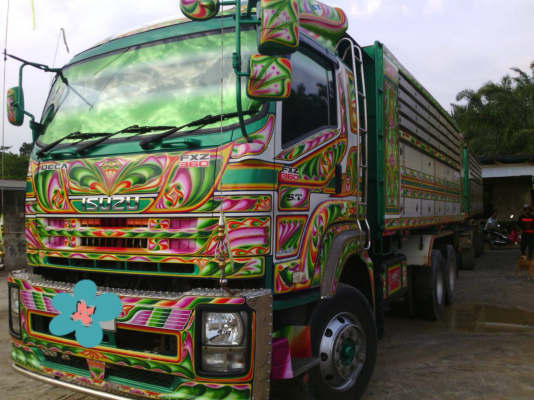 ขายรถบรรทุก 24 ล้อพ่วงแม่ลูกดัมพ์คอกเกษตร ISUZU DECA 360 แรงม้าปี 2556 ลูกพ่วงอู่ เอสที 3 เพลา ราคา 2850000