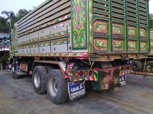 ขายรถบรรทุก 24 ล้อพ่วงแม่ลูกดัมพ์คอกเกษตร ISUZU DECA 360 แรงม้าปี 2556 ลูกพ่วงอู่ เอสที 3 เพลา ราคา 2850000