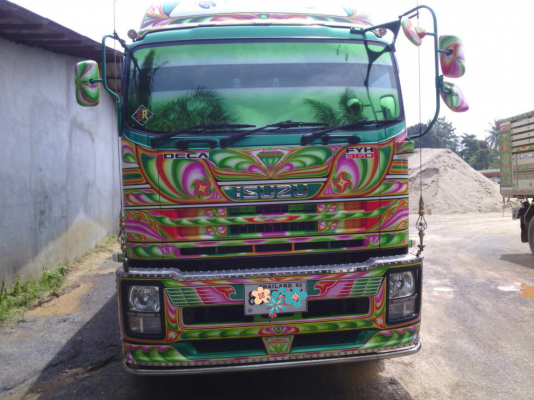 ขายรถบรรทุก 24 ล้อพ่วงแม่ลูกดัมพ์คอกเกษตร ISUZU DECA 360 แรงม้าปี 2556 ลูกพ่วงอู่ เอสที 3 เพลา ราคา 2850000