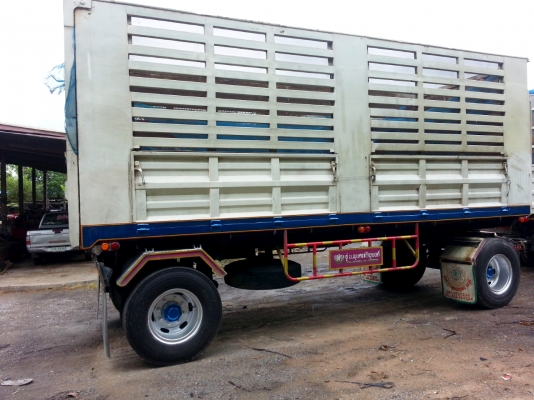 ขายลูกพ่วง อู่น.พุแค สระบุรี 2เพลา, ดั้ม,ยางเรเดียนส์80\%