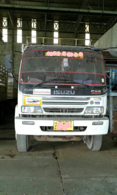 ขายรถบรรทุก 22 ล้อพ่วงแม่ลูกคอกไม่ดัมพ์ ISUZU DECA 320 แรงม้าปี 2551 ลูกพ่วง  3 เพลา ราคา 1800000