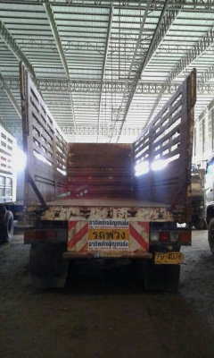 ขายรถบรรทุก 22 ล้อพ่วงแม่ลูกคอกไม่ดัมพ์ ISUZU DECA 320 แรงม้าปี 2551 ลูกพ่วง  3 เพลา ราคา 1800000