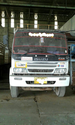 ขายรถบรรทุก 22 ล้อพ่วงแม่ลูกคอกไม่ดัมพ์ ISUZU DECA 320 แรงม้าปี 2551 ลูกพ่วง  3 เพลา ราคา 1800000