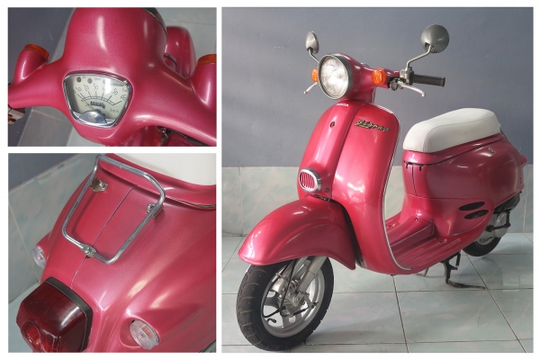 Honda Giorno  สีชมพูสวยๆ (สตาร์ทมือ)