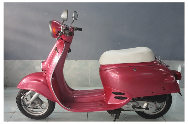 Honda Giorno  สีชมพูสวยๆ (สตาร์ทมือ)