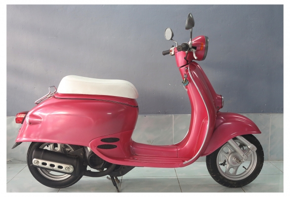 Honda Giorno  สีชมพูสวยๆ (สตาร์ทมือ)