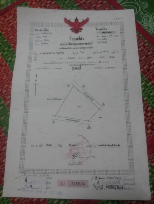 ขายด่วนที่ดินโฉนด 6 ไร่ 3 งาน 55 ตารางวา ยกแปลง 900,000 บาท (อ.ภูเขียว จ.ชัยภูมิ)