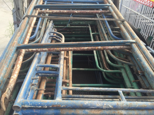 ขายนั่งร้านมือสอง ข้อต่ออุปรกรณ์ครบครับ ชุดละ1100บาท