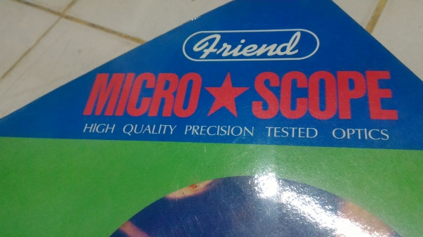 ชุดกล้อง กล้องไมโครสโคป ยี่ห้อ friend แบบ HIGH QUALITY PRECISION  TESTED OPTICS กำลังขยายถึง 1200 เท่า